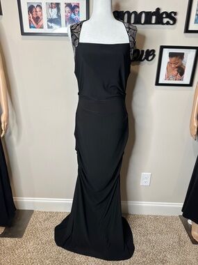 Elegant Black Evening Gown